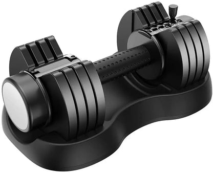 Smart Dumbbells Set 25lb Dumbbell with Anti-Slip Handle for Exercise & Fitness Fast Adjust Weight for Whole Body Workout Fitness